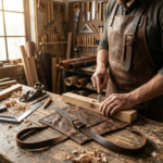 Men's Brown Woodworking Leather Apron – 100% Genuine Cowhide | Leathiques - Image 5