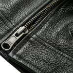 Men's Black Biker Leather Jacket – 100% Genuine Cowhide | Leathiques - Image 4