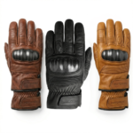 Men's Full Finger Motorbike Leather Gloves – 100% Genuine Cowhide | Leathiques - Image 4